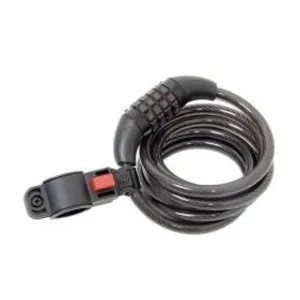 Antivol en spirale Massi Panther 10x1500 mm - Serrure à combinaison - MultisportVendu paramazon