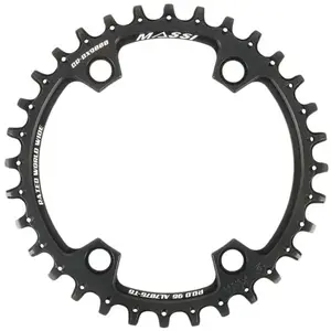 Comparateur de prix : Massi 34T Narrow-Wide Comp Shimano Assiettes, Noir, Taille Unique