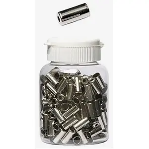 Flacon de 200 embouts de gaine de frein en aluminium massi 5 mm argentVendu paramazon