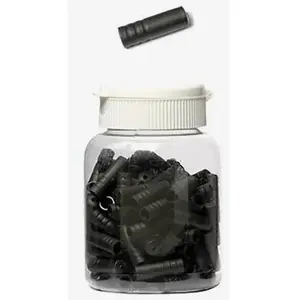 Comparateur de prix : Flacon de 100 embouts de gaine de derailleur en plastique massi 4mm noir