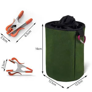 VOUNOT Pince a linge lot 40 pcs INOX avec sac de rangement