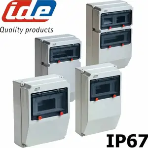 Comparateur de prix : Coffret électrique extérieur IP67 pour prises pryma 12 modules avec bo...