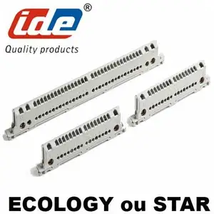 Comparateur de prix : IDE - Bornier de terre pour coffret étanche ecology ou star 18/24 modu...