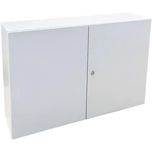 Comparateur de prix : Armoire électrique en métal étanche IP55 - 600x1200x300 - 2 portes - p...
