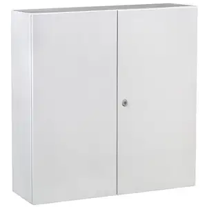 Armoire électrique en métal étanche IP55 - 1400x1000x400 - 2 portes - plaque fournie - Argenta IDE pas cher