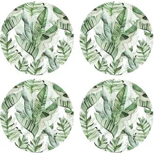 Floorart - 4 Sets de table ronds la Habana multicolores - D.40 cm T.U pas cher
