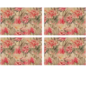 Floorart - 4 Sets de table rectangulairess motif japonais 2 multicolor... pas cher