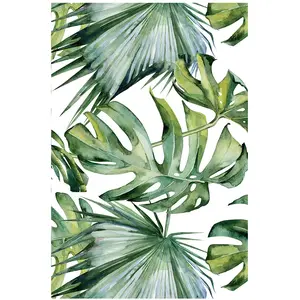 VINILIKO Floorart - Tapis vinyle Paradise vert/blanc - 50x100 cm OS pas cher