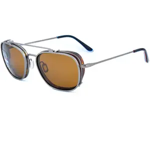Cadre de spectacle pour hommes Vuarnet VL18040002-Sunclip Brown  pas cher