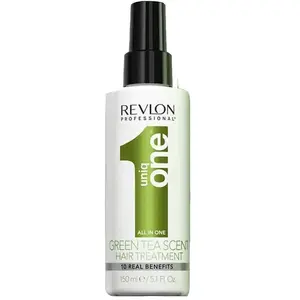 Comparateur de prix : Traitement capillaire fortifiant Revlon Uniq One Green Tea (150 ml)