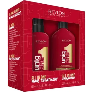 Comparateur de prix : REVLON PROFESSIONAL Coffret shampoing & spray - Uniq One - Cheveux