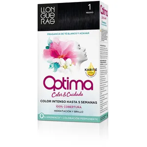 Llongueras Optima Hair Colour Teinte 1-Noir pas cher