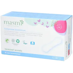 DR THEISS - Masmi serviettes hygiéniques anatomiques coton x 16