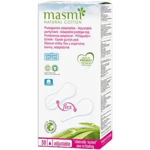 Comparateur de prix : Masmi Protèges-slip Coton Bio Adaptable 30 unités