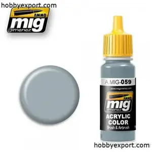 Peinture GRIS 17ML - Ammo by Mig Peinture à maquette acrylique - AMMO-0059 Vendu par1001hobbies