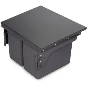 Comparateur de prix : Emuca Poubelle De Recyclage Automatique Latérale 2x24l