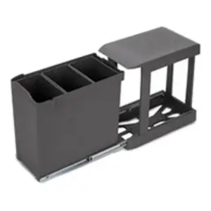 Comparateur de prix : Emuca Poubelle De Recyclage Automatique Inférieure 3x10l
