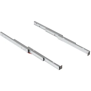 Emuca Coulisses de table télescopique Shot, Aluminium, Inox anodisé pas cher