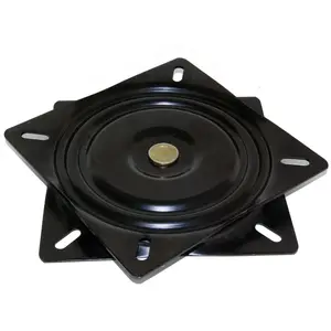 Support pivotant TV EMUCA - 167x167 mm - charge 100 kg - Noir - Métal