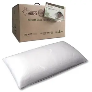 Comparateur de prix : MOSHY Oreiller rectangle Visco Soft 70x40cm confort souple