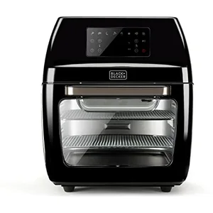 Black+Decker Friteuse sans Huile - Black & Decker - BXAF1200E - Noir - 1700 W - 12 L pas cher