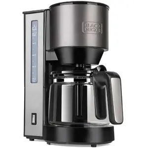 Comparateur de prix : Black+decker - cafetière filtre 10 tasses 870w inox/noir - bxco870e TU