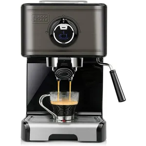 Black+decker - machine à expresso 15 bars gris - bxco1200e TU pas cher