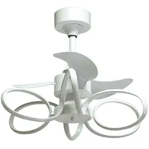 Other Ventilateur plafond KARLA blanc - 65W LED pas cher