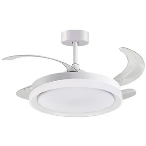 bel-air-home Bel Air Kigali Ventilateur de Plafond avec Lumière et Télécommande 72W 108cm Blanc pas cher