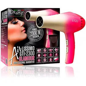 Comparateur de prix : Sèche-cheveux GTI 2300 Airlissimo Glamour - Italian Design - Rose - Femme