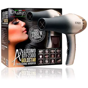 Comparateur de prix : Id Italian Sèche-cheveux Gold Star Airlissimo Gti 2300W (1 Unités) TU