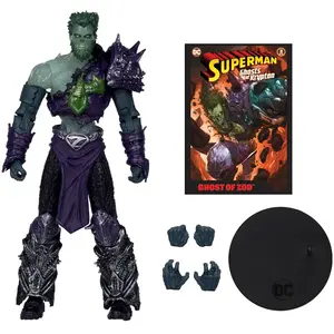 Mcfarlane Toys Édition Dc Ghost Of Zod Avec Figurine De Bande Dessinée Or 18 Cm