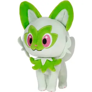 Bizak Peluche Jazwares Pokémon Sprigatito Gris 20 cm 8432752044391 pas cher