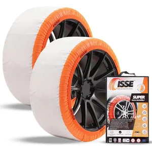 Comparateur de prix : Chaussettes Neige - ISSE - Super T-66 - Kit de 2 Chaînes - Haute Sécurité - Facile à Installer