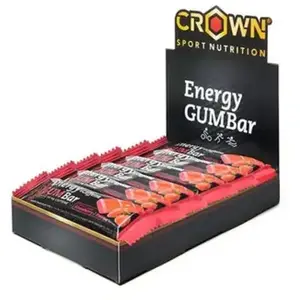 Comparateur de prix : Barre Crown Sport Nutrition Energy Gum + caféine goût cola (12 unités)