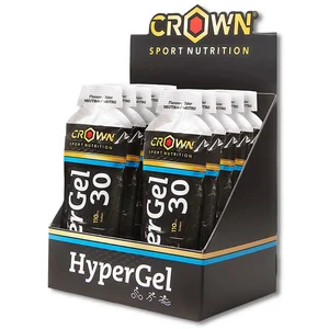 Comparateur de prix : Crown Sport Nutrition Hyper 30 Hydro Neutral Energy Gels Box 75g 10 Un...