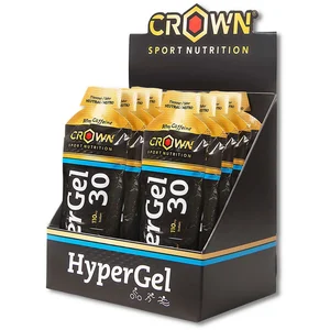 Crown Sport Nutrition Hyper 30 Hydro Neutral Energy Gels Box 75g 10 Un...Vendu pardeporvillage