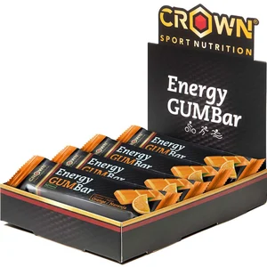 Comparateur de prix : Barres gélifiées Crown Sport Nutrition Energy Gum orange (12 unités)