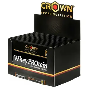 Crown Sport Nutrition Whey Protein+ Protein Sachets Box 28g 10 Units C...Vendu pardeporvillage