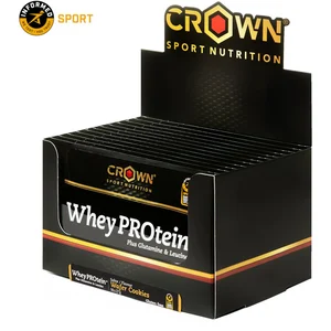 Comparateur de prix : Crown Sport Nutrition Whey Protein+ Protein Sachets Box 27g 10 Units W...