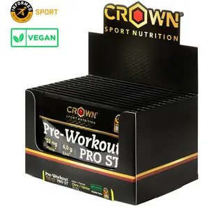 Crown Sport Nutrition Boîte De Sachets De Poudre énergétique Pre Worko...Vendu parbikeinn