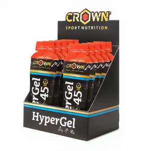 Gel énergétique Crown Sport Nutrition HyperGel 45 saveur fraise avec c...