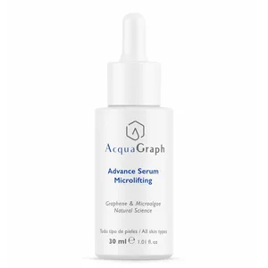 ACQUAGRAPH® Sérum Visage Microlifting, Hydratation Intensive, Réduction des Rides, Sérum Anti-Âge sans parabènes, Apaisant, Hydratant, Effet Liftant, Revitalisant. Pour tous les types de peau. 30 ml
