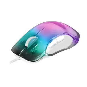Comparateur de prix : Souris MarsGaming MMGLOWW Avec Fil USB 12800DPI Jeux 7 Boutons Blanc