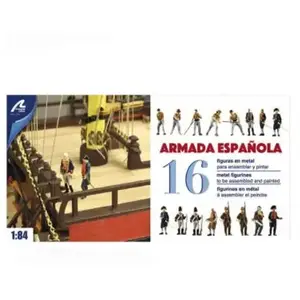 Comparateur de prix : Set de 16 Figurines en Métal pour navires marine espagnole