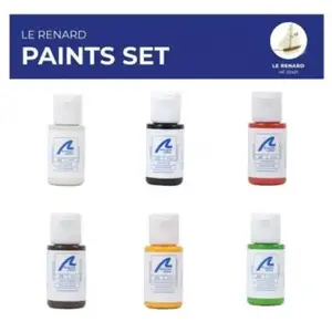Comparateur de prix : Artesania Set de 6 peintures pour maquette bateau - Cotre Corsaire Le Renard