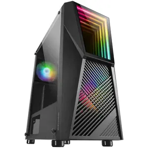Mars Gaming MC777 Infinity Mirror ARGB Verre Trempé USB 3.0 Noir