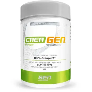 Gen Poudre De Créatine Creagen 100% Creapure Sans Saveur 300g One SizeVendu parbikeinn