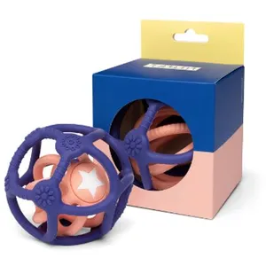 Lot de 2 balles sensorielles - bleu et rose