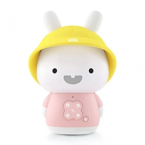 Alilo Veilleuse musicale baby bunny rose pas cher